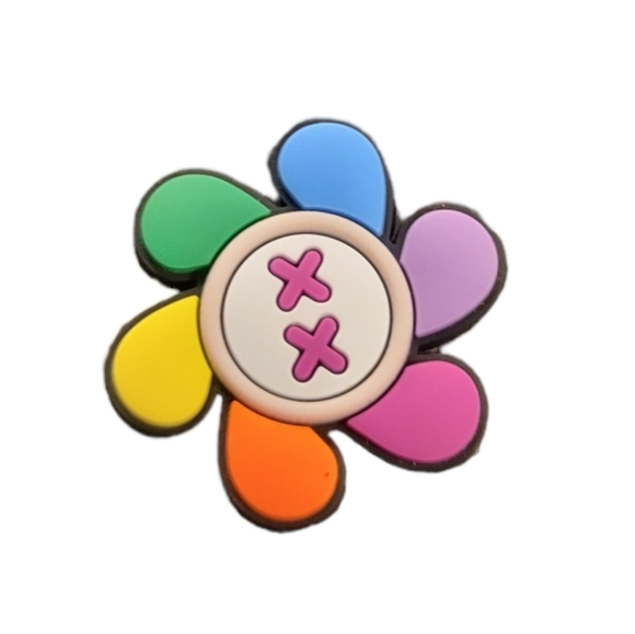 Accessories - NEW Takashi Murakami Colorful Flower Croc Charm